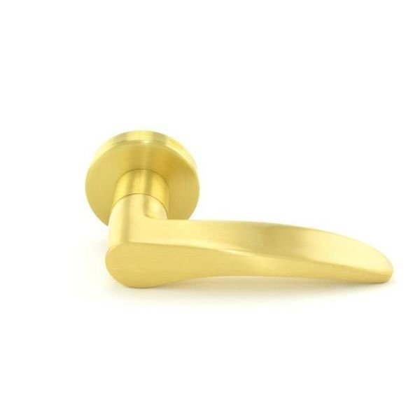 Satin Brass Mortise Lock L017212A606RH, SCHLAGE COMMERCIAL, Mfr# L017212A606RH