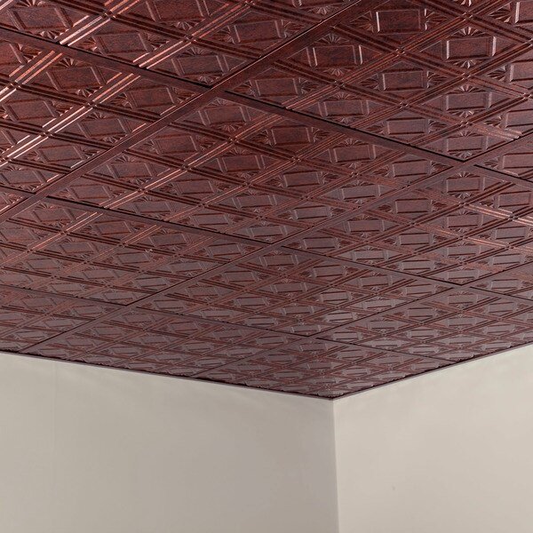 Traditional 4 2Ftx2Ft Lay In Ceilin, PK 5, 5 PK, Fasade, Mfr#: PL5518
