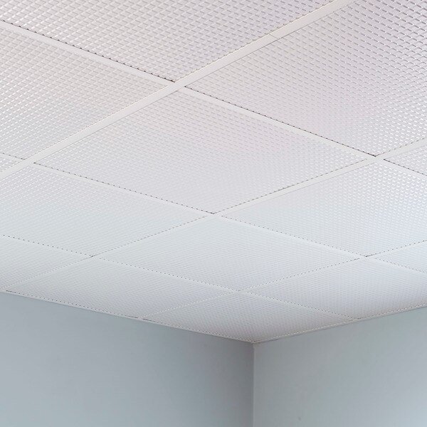 Square 2Ftx2Ft Lay In Ceiling Tile , PK 5, 5 PK, FASADE, Mfr# PL6201
