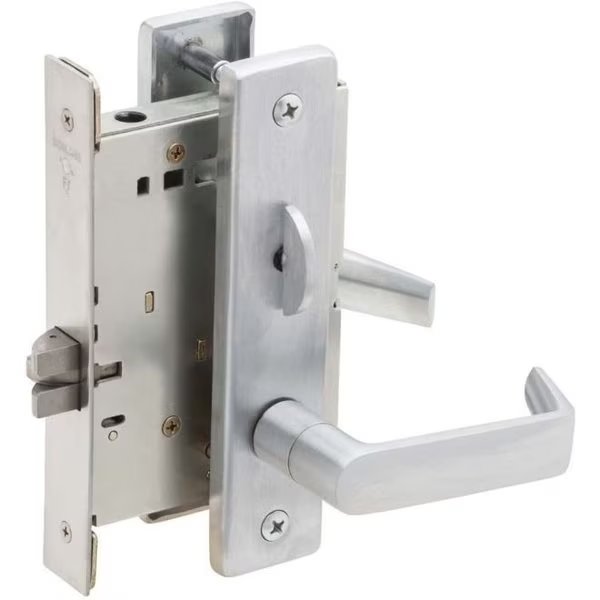 Satin Chrome Mortise Lock L904006L626, SCHLAGE COMMERCIAL, Mfr# L904006L626