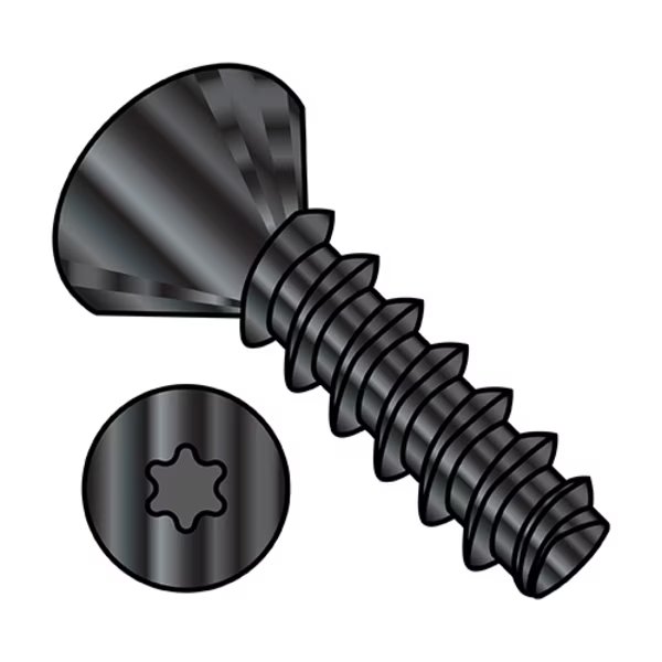 Thread Forming Screw, #8-16 x 3/4 in, Wax Steel Flat Head Torx Drive, 10000 PK, EnjoyTool select, Mfr# 0812LTFB