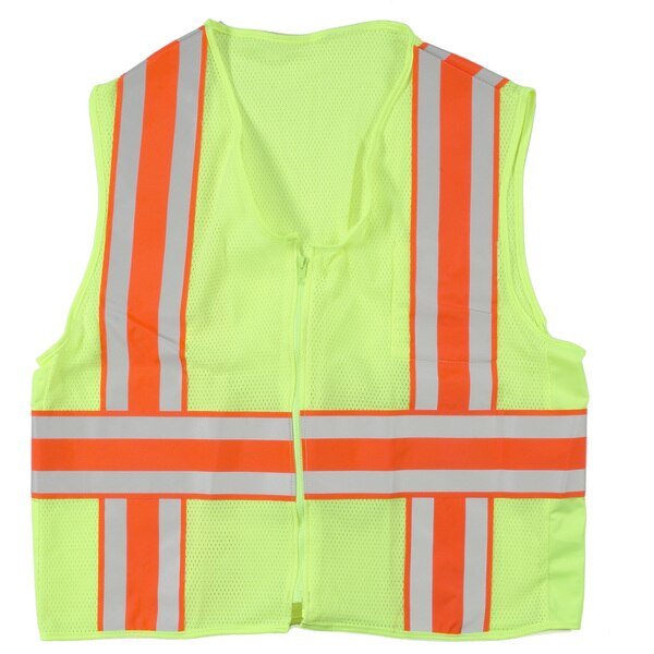 High Visibility Polyester ANSI Class, PK2, 10 Inch Height, 10 Inch Width, MUTUAL INDUSTRIES, Mfr# M16343-0-6
