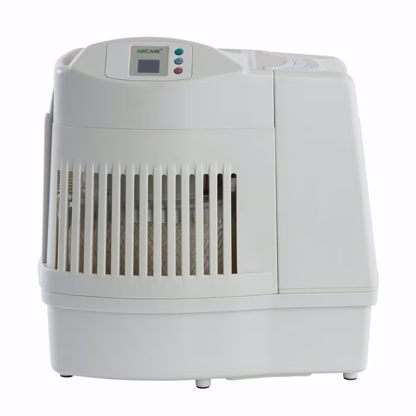 Humidifier, No, 2.5 gal, 2,600 sq. ft., Mini Console, White, Aircare, Mfr#: MA0800