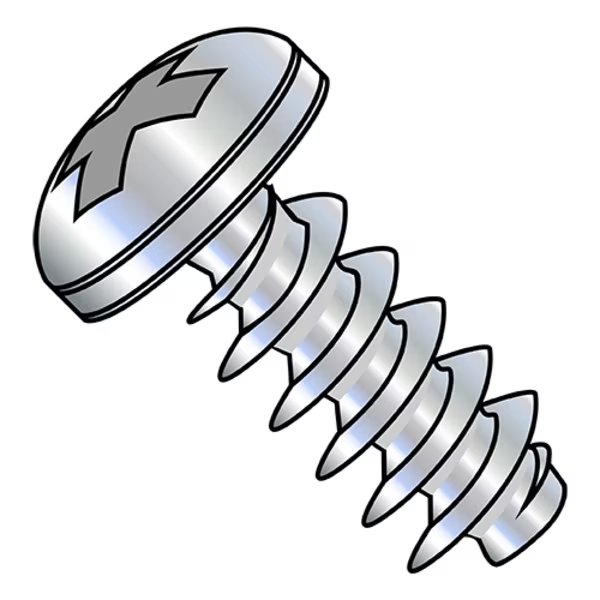 Thread Cutting Screw, M3.5-1.57 x 14 mm, Zinc Plated Steel Pan Head Phillips Drive, 5000 PK, EnjoyTool select, Mfr# M3.514PTPP