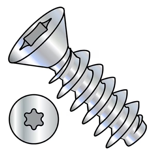 Thread Cutting Screw, M2.5-1.12 x 8 mm, Zinc Plated Steel Flat Head Torx Drive, 5000 PK, EnjoyTool select, Mfr# M2.58PTTF