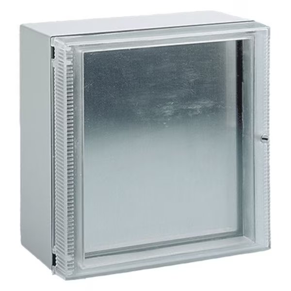 Deep-Hinged Window, fits 166x160mm, Polycarbonate, Nvent Hoffman, Mfr#: LWHD1616