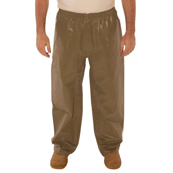 Magnaprene Flame Resistant Rain Pants, Tan, XL, TINGLEY, Mfr# P12008