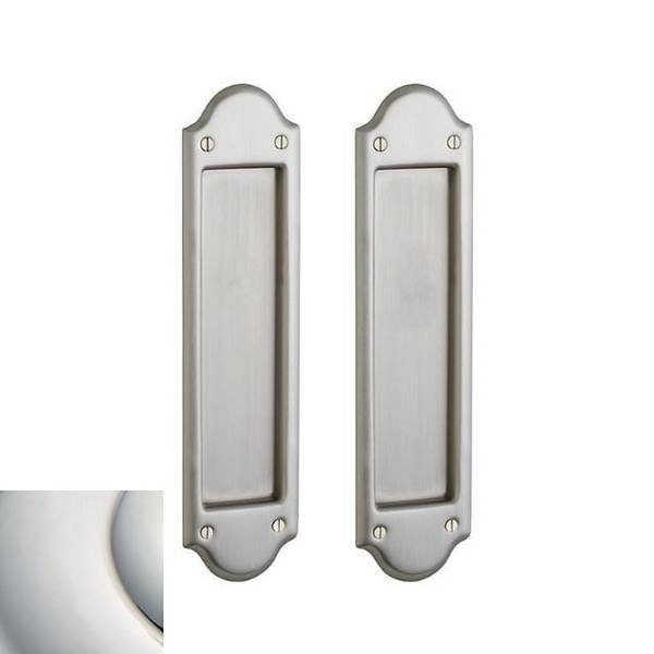 Passage Sliding Door Locks Lifetime Bright Nickel, BALDWIN ESTATE, Mfr# PD016.055.PASS