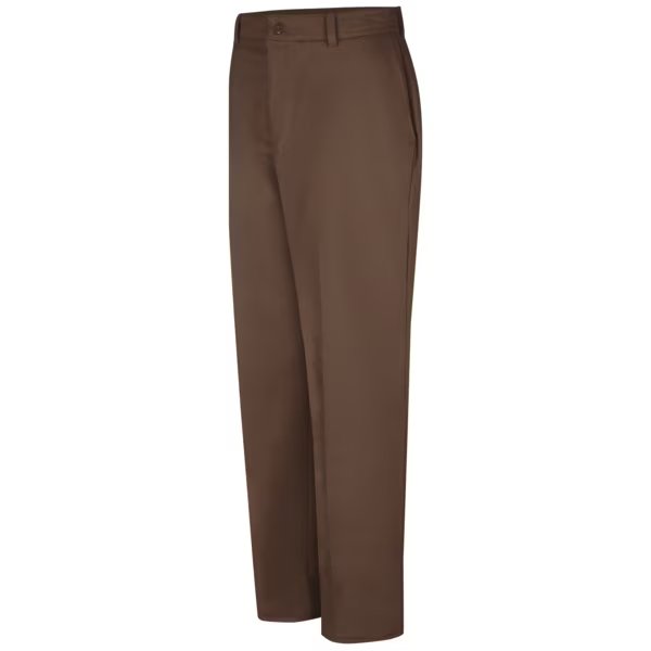 Mns Brown Dp Cotton Work Pant, RED KAP, Mfr# PC20BN 32 30