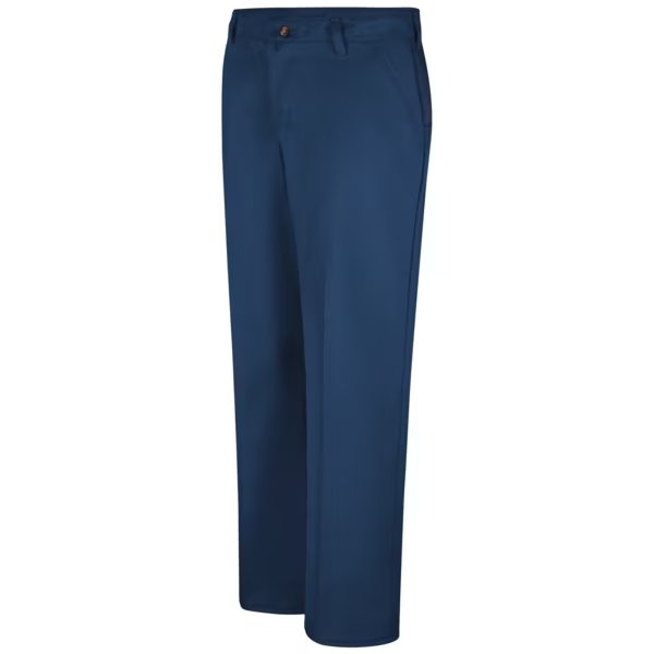 Wns Plain Front Cotton Casual Pant, RED KAP, Mfr# PC45NV 08 28