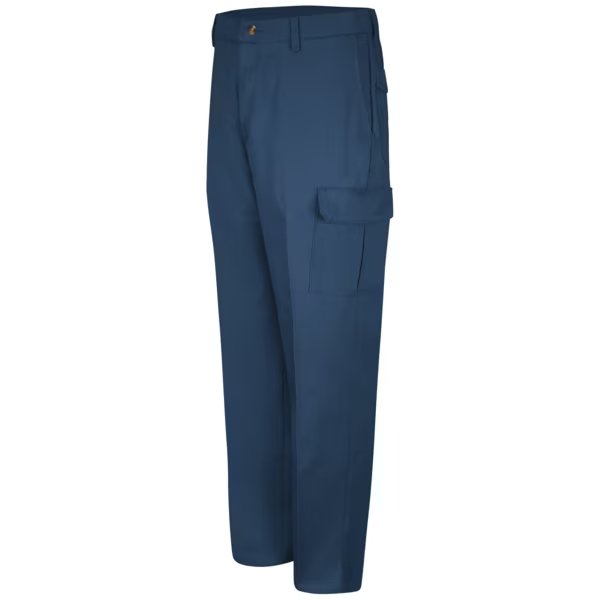 Mns Navy Cargo Pant W/Snaps Mtr Fl, RED KAP, Mfr# PC76NV 36 34