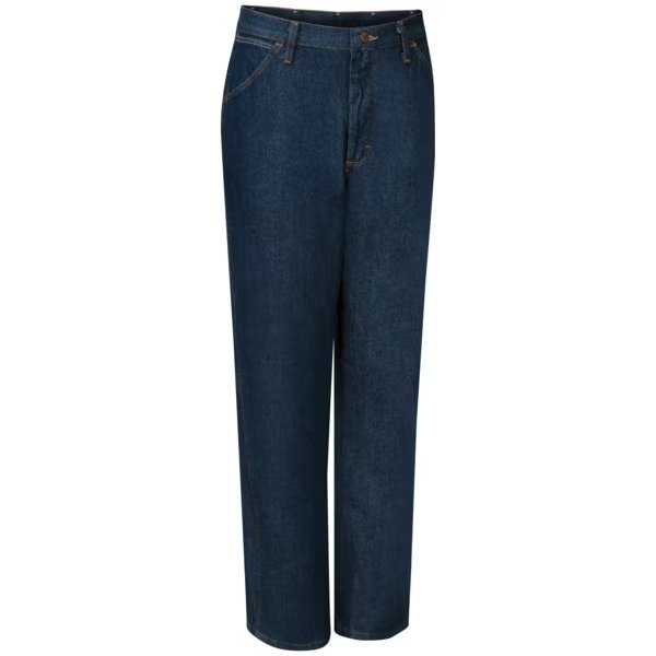 6P54Pw0 Pre-Wash Indigo Denim Jeans, Red Kap, Mfr#: PD54PW 52 30