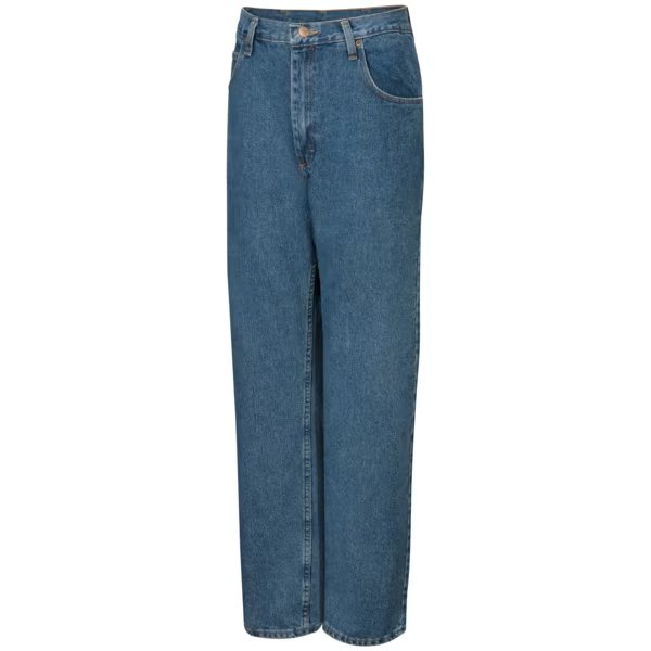 Mens Relaxed Fit Stonewash Jean, RED KAP, Mfr# PD60SW 32 32