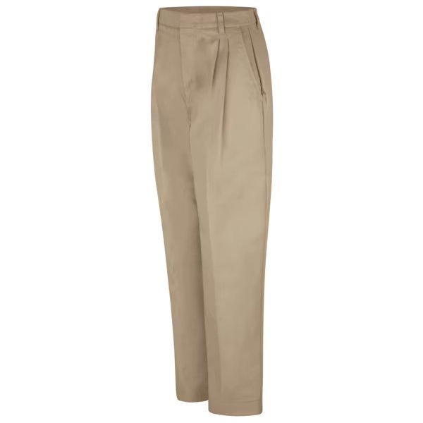 Wmns Khaki Pleated Twill Pant, RED KAP, Mfr# PT39KH 14 30