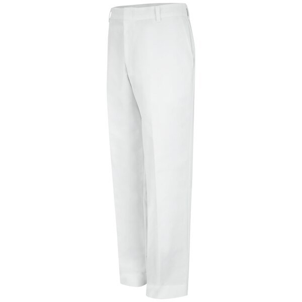 Mens White Durakap Pant 65P/35C, RED KAP, Mfr# PT56WH 33 32