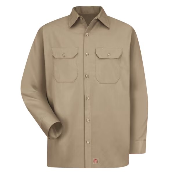 Big Ben Twill Ls Workshirt, XL, RED KAP, Mfr# ST52KH RG XL