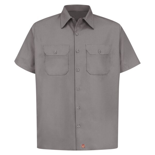 Mens Ss Twill 65/35 Work Shirt-Sv, XL, RED KAP, Mfr# ST62SV SS XL