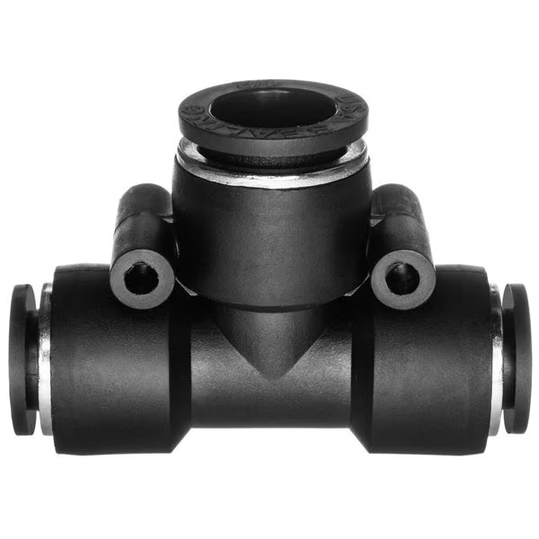Nylon Nylon Push to Connect Fitting - Tee Redu, 1/4