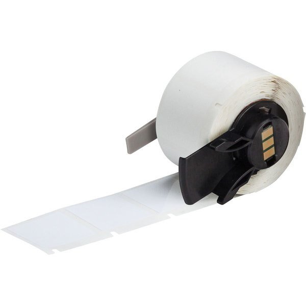 Label, 1 in W, White, BRADY, Mfr# M6-19-422