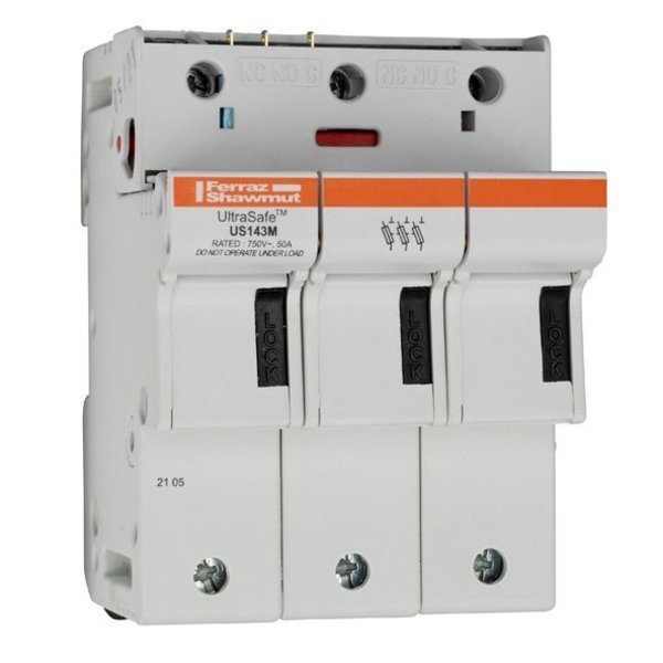 IEC FerruleFuseholder, US14 Series, US143M, MERSEN, Mfr# Q331145