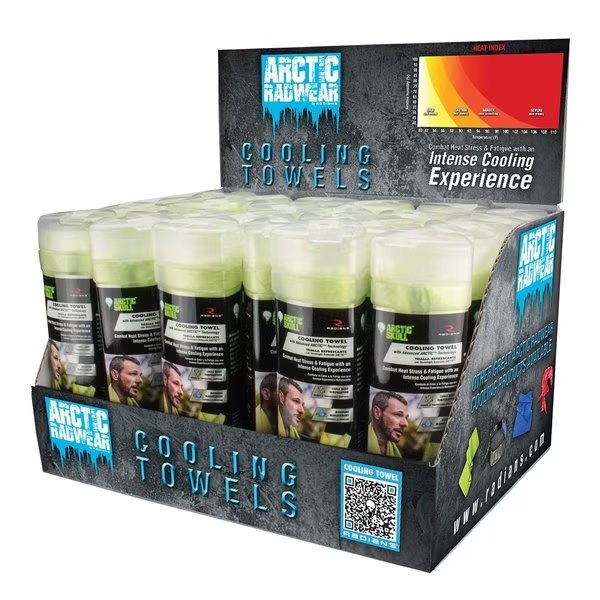 Radians Arctic Radwear(R) Cooling Towel Counter Display, RADIANS, Mfr# RCS-CD2