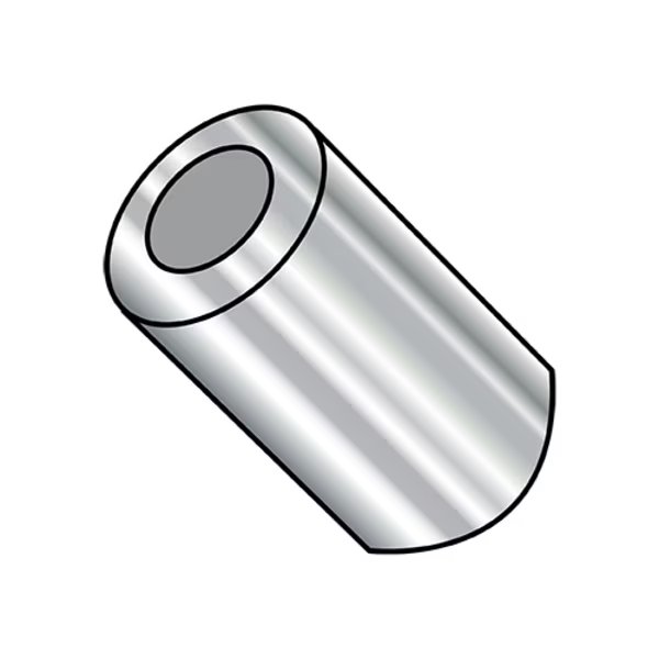 Round Spacer, Plain Stainless Steel, 1 in Overall Lg, #14 Inside Dia, EnjoyTool Select, Mfr#: 501614RS303