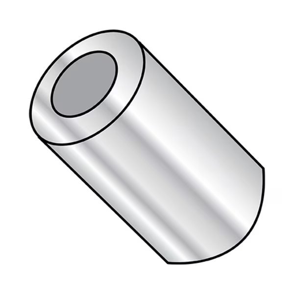 Round Spacer, #4 Screw Size, Aluminum, 13/16 in Overall Lg, EnjoyTool select, Mfr# 141304RSA