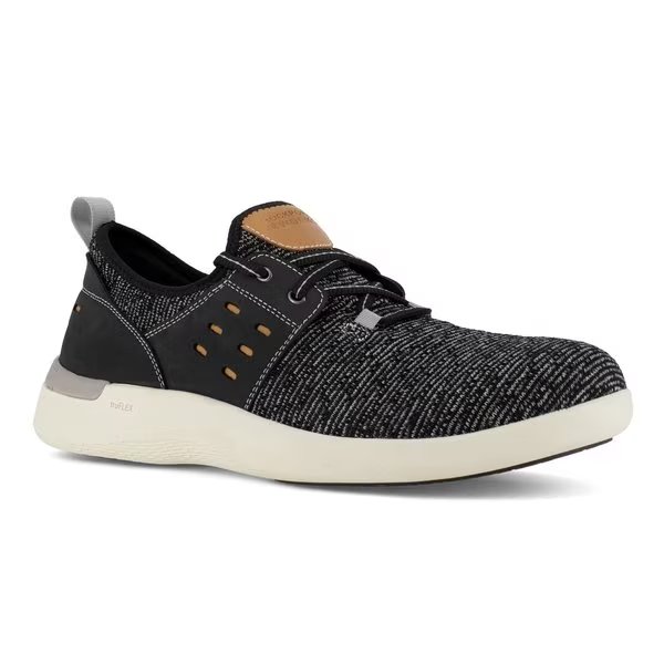 Mens Black Comp Toe Two Eye Tie Work, PR, ROCKPORT WORKS, Mfr# RK4689