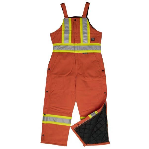 Insulated Safety Overall, Black, 4XL, TOUGH DUCK, Mfr# S75731