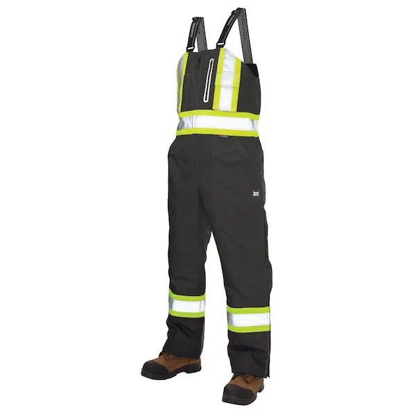 Insulated Ripstop Safety Overall BK 4XL, Tough Duck, Mfr#: S87631-BLK-4XL