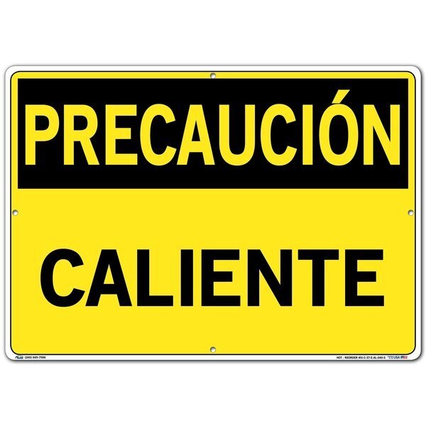 Aluminum Sign, 14-1/2