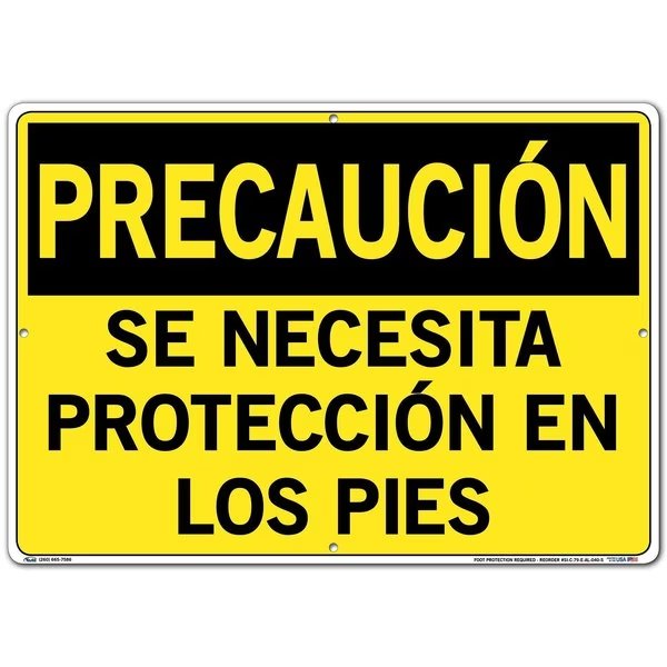 SIGN-CAUTION-79 20.5X14.5 ALUMINUM .040, VESTIL, Mfr# SI-C-79-E-AL-040-S