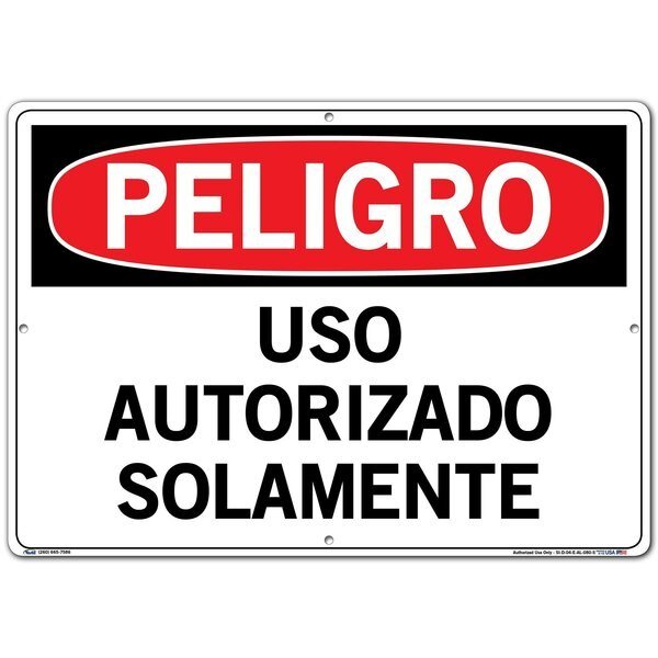 Aluminum Sign, 14-1/2
