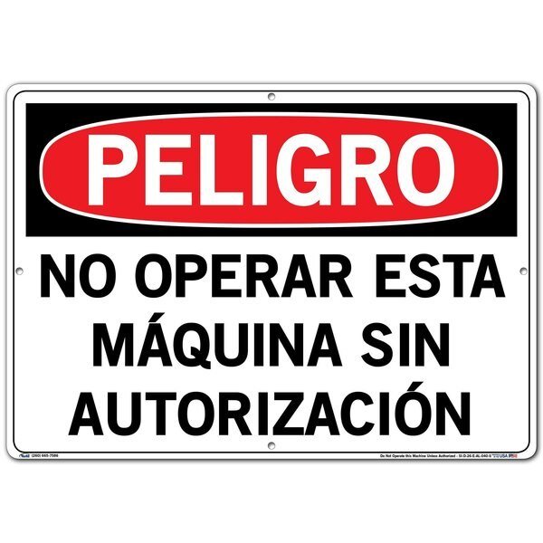Aluminum Sign, 14-1/2