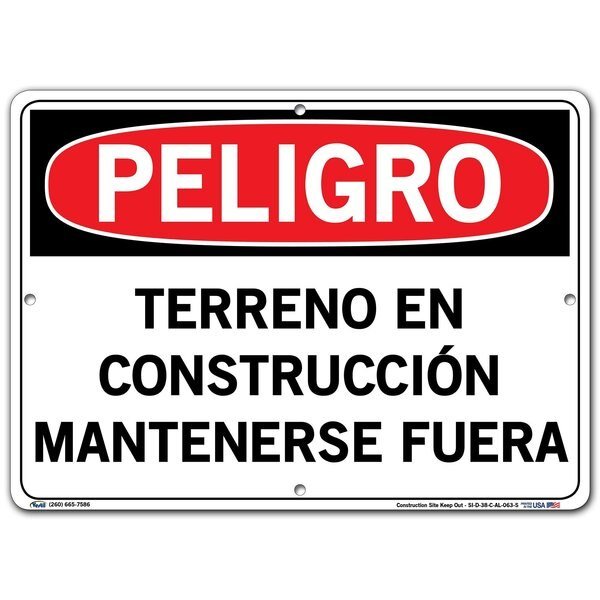 Aluminum Sign, 10-1/2