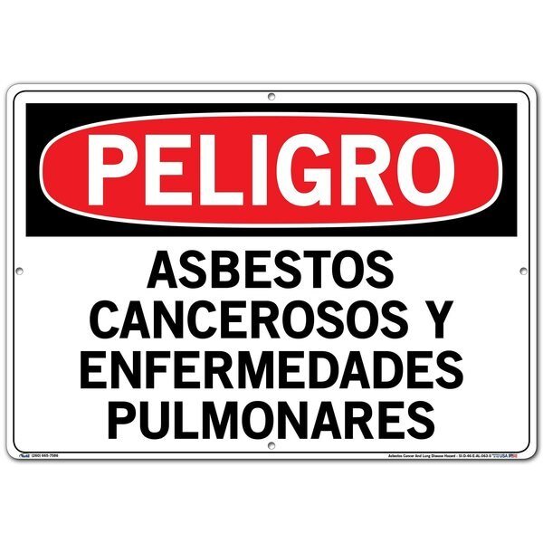 SIGN-DANGER-46 20.5X14.5 ALUMINUM .063, VESTIL, Mfr# SI-D-46-E-AL-063-S