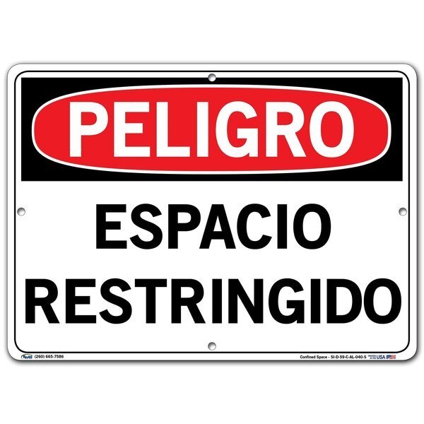 Aluminum Sign, 10-1/2
