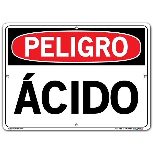 Aluminum Sign, 10-1/2