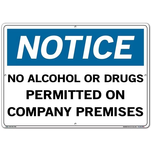 Aluminum Sign, 14-1/2