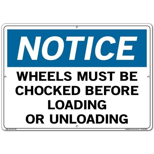 Aluminum Composite Sign, 14-1/2