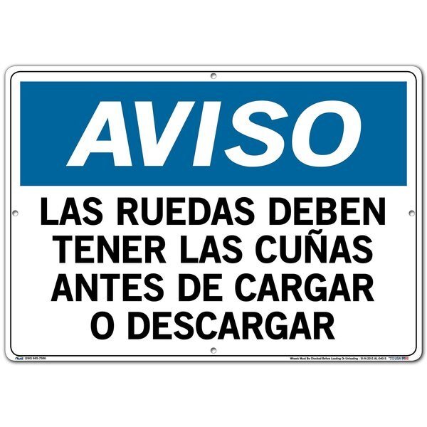 Aluminum Sign, 14-1/2