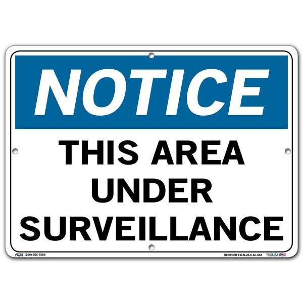 Aluminum Sign, 10-1/2
