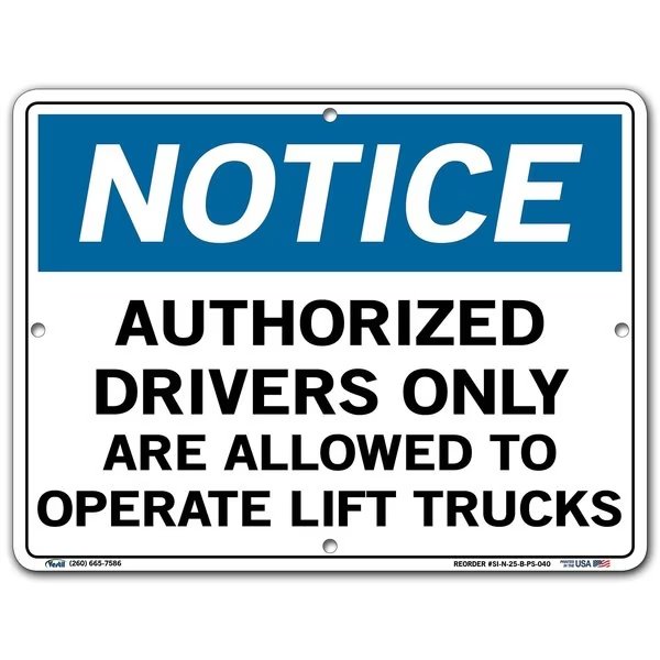 Polystyrene Sign, 9-1/2
