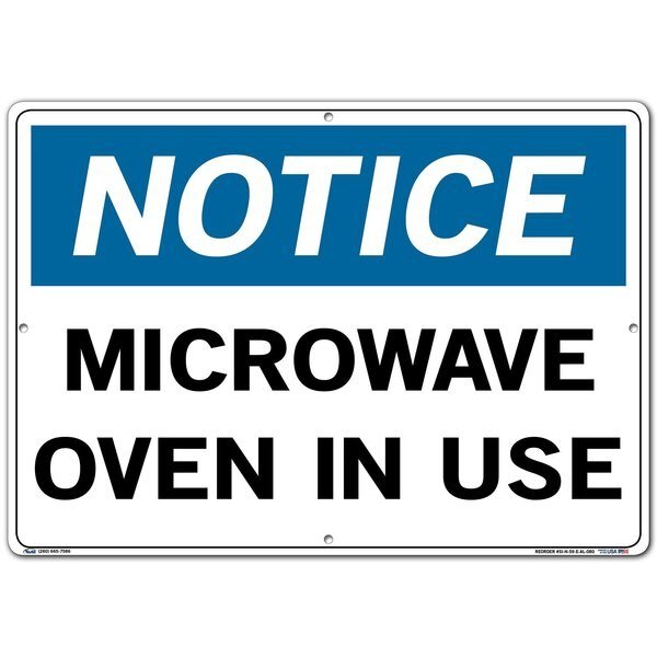 Aluminum Sign, 14-1/2