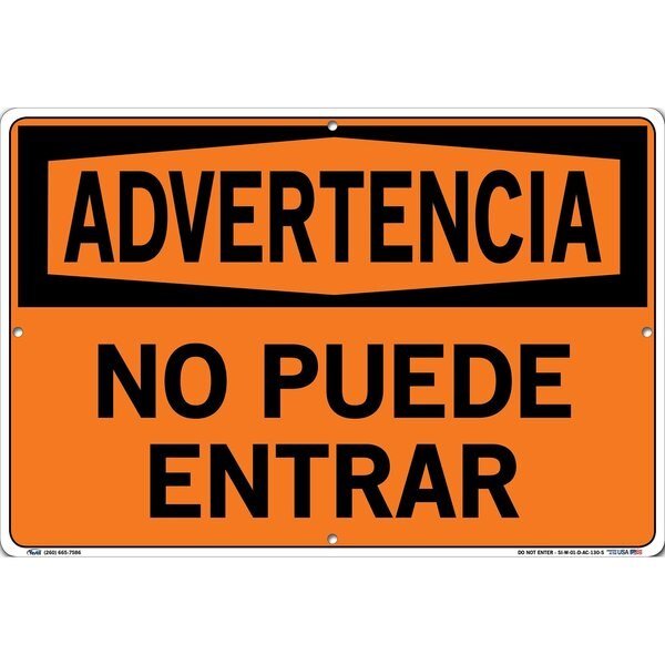 Aluminum Composite Sign, 12-1/2