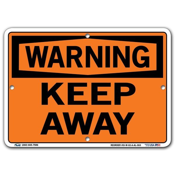 Aluminum Sign, 7-1/2