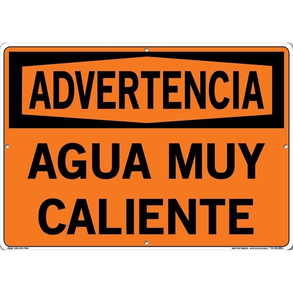 Sign-Warning-19, 20.5x14.5, Polystyrn, .040, VESTIL, Mfr# SI-W-19-E-PS-040-S