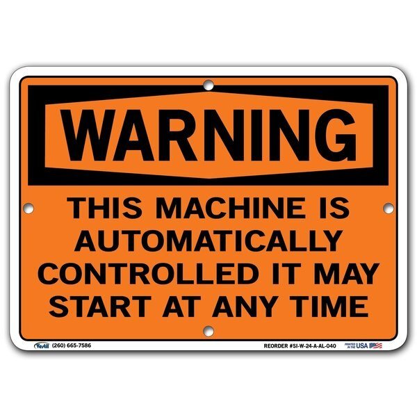 Aluminum Sign, 7-1/2