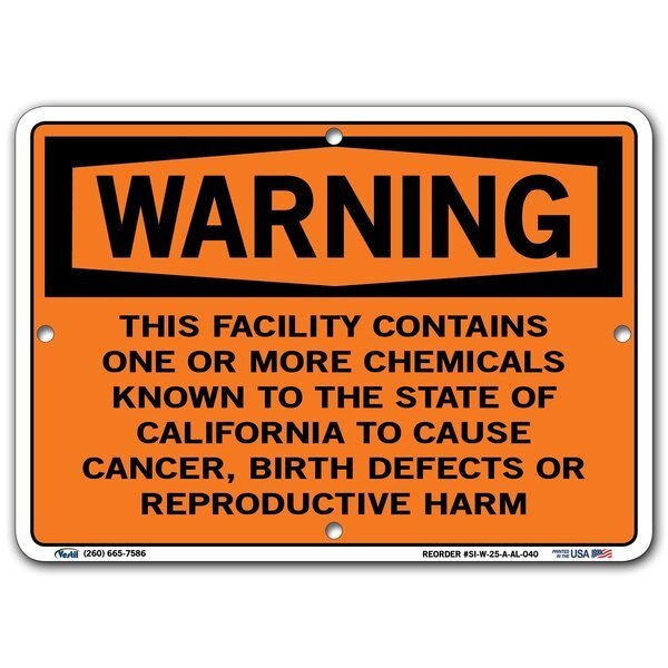 Aluminum Sign, 7-1/2