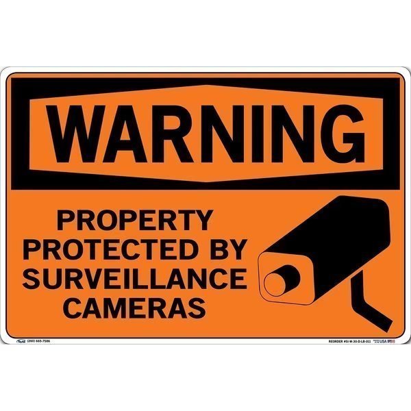 Vinyl Label Sign, 12-1/2
